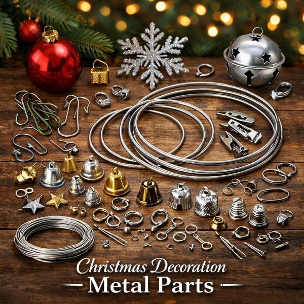 Metal parts, Christmas decorations