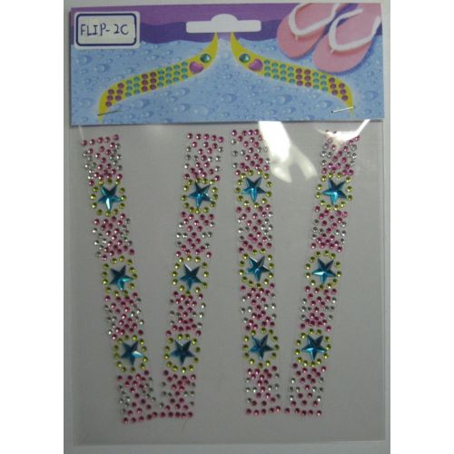flip flop rhinestone stickers, sandal strap stickers, rhinestone sandal decoration, flip flop embellishments, crystal flip flop stickers, beach sandal accessories, DIY sandal decoration, rhinestone footwear stickers, summer craft stickers, decorative sandal decals, crystal embellishment strips, rhinestone craft supplies, flip flop customization, tropical sandal stickers, star rhinestone stickers
